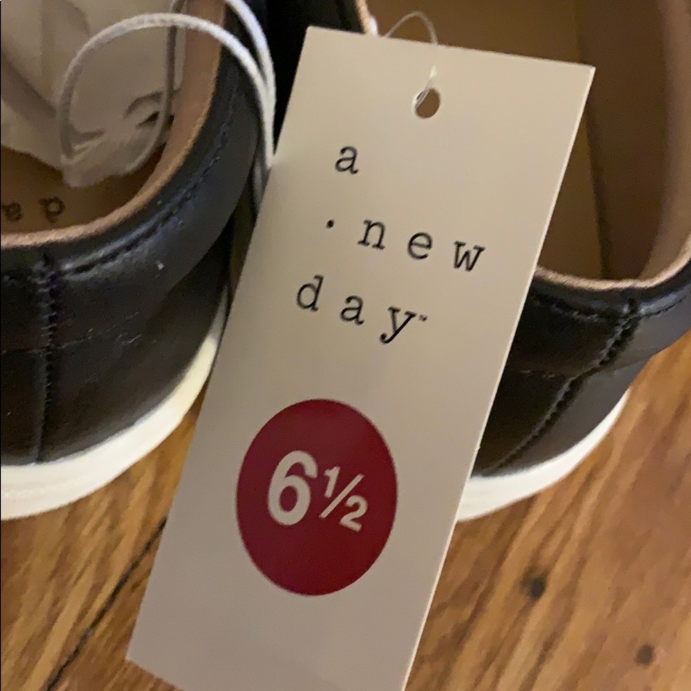 NWT A new day Black Sneakers - Picture 6 of 10